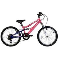Dallingridge Melody 20 Girls Full Suspension Mountain Bike - Pink/Blue in Pink