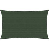 Sunshade Sail 160 g/m Dark Green 5x8 m HDPE