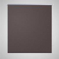 Berkfield Home Roller Blind Blackout 160 x 230 cm Coffee in Brown