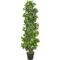 Berkfield Home Artificial Plant Laurel Tree with Pot Green 150 cm