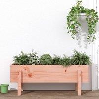 Berkfield Home Garden Raised Bed 101x30x38 cm Solid Wood Douglas in Brown | Size: 101 x 30 x 38 cm