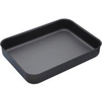 MasterClass Professional Non-Stick, Hard Anodised Roasting Pan, 42x31x6.5cm, Labelled in Black | Size: 42x31x6.5 cm