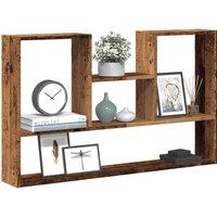 Berkfield Home Wall Shelf Old Wood 99x15x60 cm Engineered Wood in Brown | Size: 99 x 15 x 60 cm
