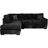 Jumbo Cord Elegant L Shape 4-Seater Right-Facing Corner Sofa Set, Your Comfort Haven in the Living Room