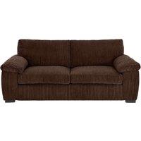 SOFASELECTION UK Men's Jumbo Cord Amalfi 3 Seater Sofa in Brown