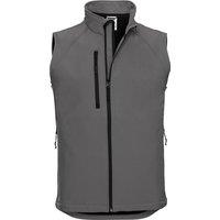 Russell Men's 3 Layer Soft Shell Gilet Jacket in Dark Grey | Size: 2XL