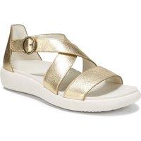 Vionic Women's Harmony Rx Strappy Sandals in Metallic Gold | Size: 4.5
