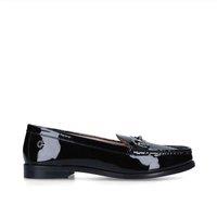 Carvela Women's 'Snap' Leather Patent Flats in Black | Size: 6