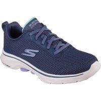 Skechers Women's Go Walk 7 Kaylor Trainer in Navy | Size: 5