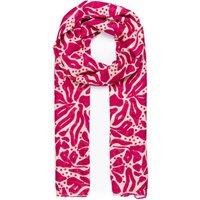 Sarta Women's Allie Lightweight Floral Scarf in Fuchsia
