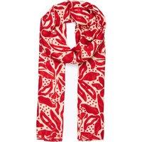 Sarta Women's Allie Lightweight Floral Scarf in Red