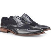 Amen Shoes Men's Derry Leather Brogue Shoes in Navy | Size: 12