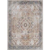 ALORA Round Machine Traditional Modern Boho Area Rug