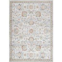 ESTHER Round Machine Washable Traditional Boho Area Rug