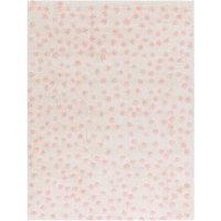 HEKUBA Shaggy Modern Plush Pile Polka Dot Area Rug