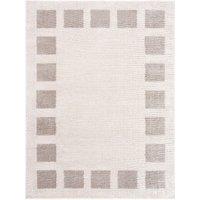 Livabliss Fossay Shag-Washable Beige Brown Green Grey Modern High Pile Rug in Mid Grey | Size: 160 cm x 215 cm
