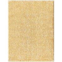 Livabliss Moda Shag-Solid Color Blue Beige Pink Grey Soft Plush Pile Living Bedroom Rug in Yellow | Size: 200 cm x 275 cm