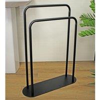 Showerdrape Aspen Freestanding Black Towel Storage Stand