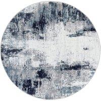 GIULIA Round Abstract Modern Marble Area Rug