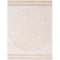Livabliss Fossay Shag-Washable Beige Brown Green Grey Global High Pile Rug | Size: 160 cm x 215 cm