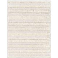 CHUMINI Shaggy Modern Plush Pile Striped Area Rug