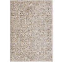 Livabliss Galey Alix Myrtle Avenue I-Vintage Beige Grey Brown Traditional Boho Fringe Living Rug | Size: 120 cm x 170 cm