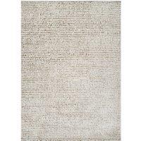 Livabliss Freud-Modern Ivory Black Brown High Pile Living Dining Bedroom Rug | Size: 200 cm x 275 cm