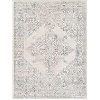 Livabliss Roma Vintage Traditional Boho Living Dining Bedroom Rug in Cream | Size: 160 cm diameter