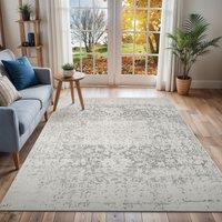 Livabliss Harput Vintage Traditional Boho Living Rug in Grey | Size: 200 cm x 275 cm