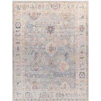 Livabliss Becki Owens x Vintage Oriental Boho Grey/Pale Blue Marlene Area Rug in Grey | Size: 117 cm x 170 cm