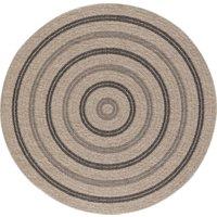 RHONDA In- & Outdoor Cottage Jute-Look Beige/Brown Area Rug