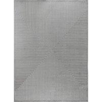 KIYOSHI In- & Outdoor Scandi Modern White Area Rug