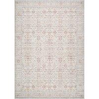 Livabliss Our Pnw Home Spokane-Vintage Beige Brown Blue Traditional Living Rug | Size: 155 cm x 220 cm