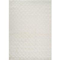 Livabliss Freud-Modern Black Ivory Brown High Pile Checkered Living Dining Rug | Size: 160 cm x 215 cm