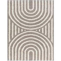 Livabliss Rodos Modern Soft Plush Pile Rug in Grey | Size: 200 cm x 275 cm