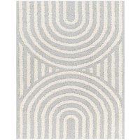 Livabliss Rodos-Modern Beige Grey Yellow Green Terracotta Soft Plush Pile Rug | Size: 160 cm x 215 cm