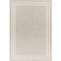 AKRITI In- & Outdoor Traditionnal Boho Dark Grey Area Rug