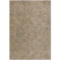 Livabliss Galey Alix Myrtle Avenue II-Vintage Brown Green Grey Traditional Boho Fringe Living Rug | Size: 120 cm x 170 cm