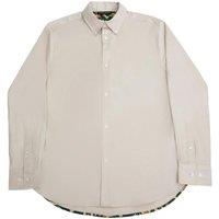 TopLook London Men's Smart Casual Shirt Button-Down Long Sleeve Shirt in Dark Mauve | Size: XL