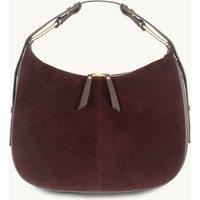 Apatchy London Women's The Charlie Suede Bag in Burgundy