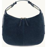 Apatchy London Women's The Charlie Suede Bag in Navy