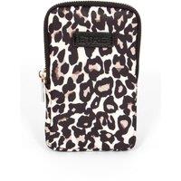 Etre Women's Ivy Crossbody Phone Bag - Cream Leopard Print