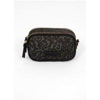 Etre Women's Ripley Crossbody Camera Bag - Khaki Leopard Print, Nylon/PU