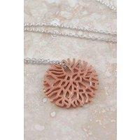 Otis Jaxon London Women's Frost Contemporary Sterling Silver Necklace in Rose Gold