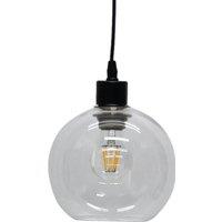 First Choice Lighting Barnum - Clear Glass Globe Easy Fit Pendant Shade