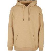 Build Your Brand Men's Ultra Heavyweight Regular Hoodie in Light Beige | Size: Medium