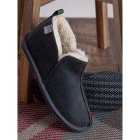 Lakeland Leather Men's Leather Slipper Boot in Charcoal | Size: 8