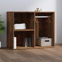 Berkfield Home Dressing Cabinet Smoked Oak 80x40x65 cm Engineered Wood in Brown | Size: 80 x 40 x 65 cm