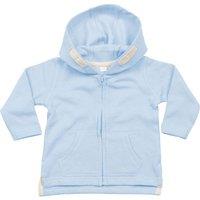 Babybugz Full Zip Hoodie in Duck Egg Blue | Size: 4 m