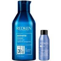 Redken Extreme Shampoo 300ml & Mini Extreme Shampoo 50ml Duo in Clear